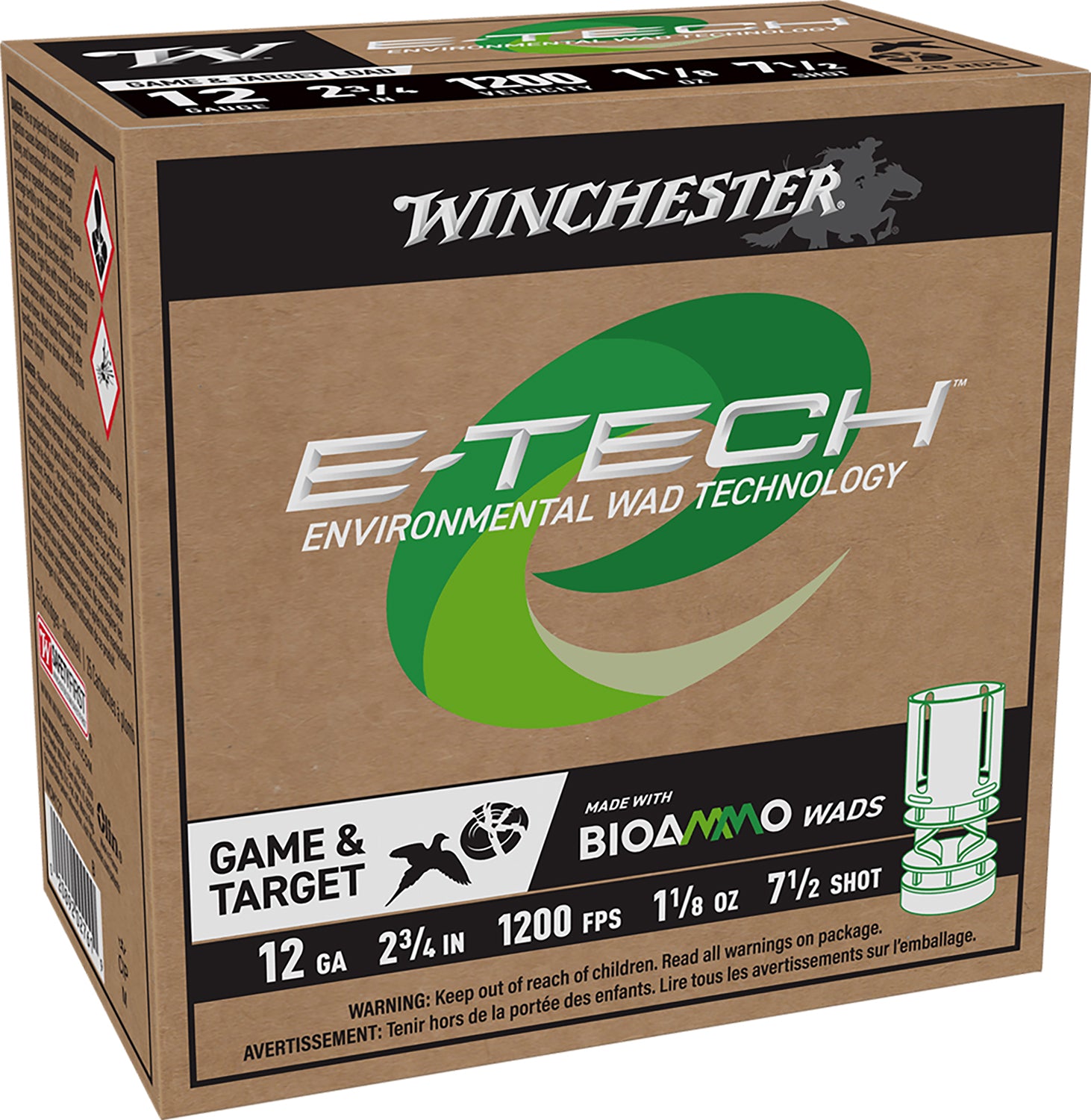 Winchester WCM127 E-Tech                                                                                                                                                                                                          12 Gauge 2-3/4 1-1/8oz #