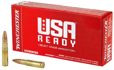 Winchester  6.8 Remington SPC 115 grain Full Metal Jacket Open Tip ammunition