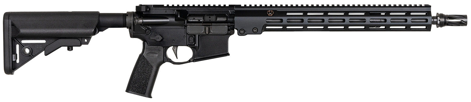 Geissele Automatics 08-395B Super Duty MOD1 223 Rem/5.56 NATO 30+1 16" Black Manganese Phosphate Threaded Barrel, Black 15" SMR MK16 w/Geissele Center Tab Rail Aluminum Receiver, Black B5 Enhanced Sopmod Stock, A17 Grip, Ambidextrous