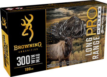 Browning Long Range Pro .300 Winchester Mag 180 grain Sierra Tipped GameKing boat-tail ammunition