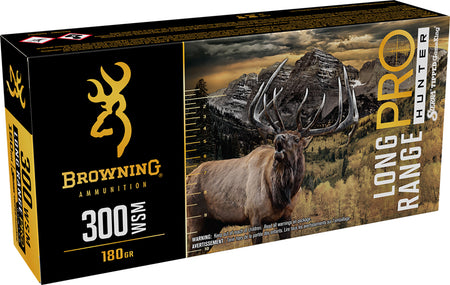 Browning Long Range Pro .300 WSM 180 grain Sierra Tipped GameKing boat-tail ammunition