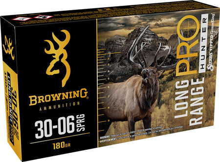 Browning Long Range Pro .30-06 Springfield 180 grain Sierra Tipped GameKing boat-tail ammunition