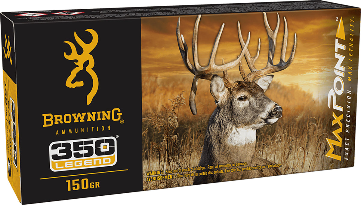 Browning Max Point Polymer Tip 150 Grain .350 Legend 2325 fps