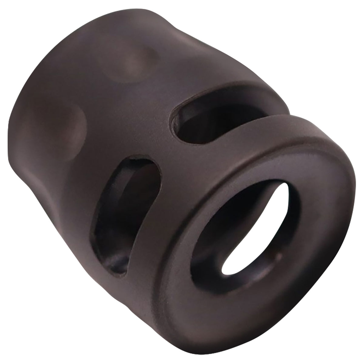True Precision S-Type Micro Compensator DLC Black 1/2"x28 9mm 380 ACP Stainless