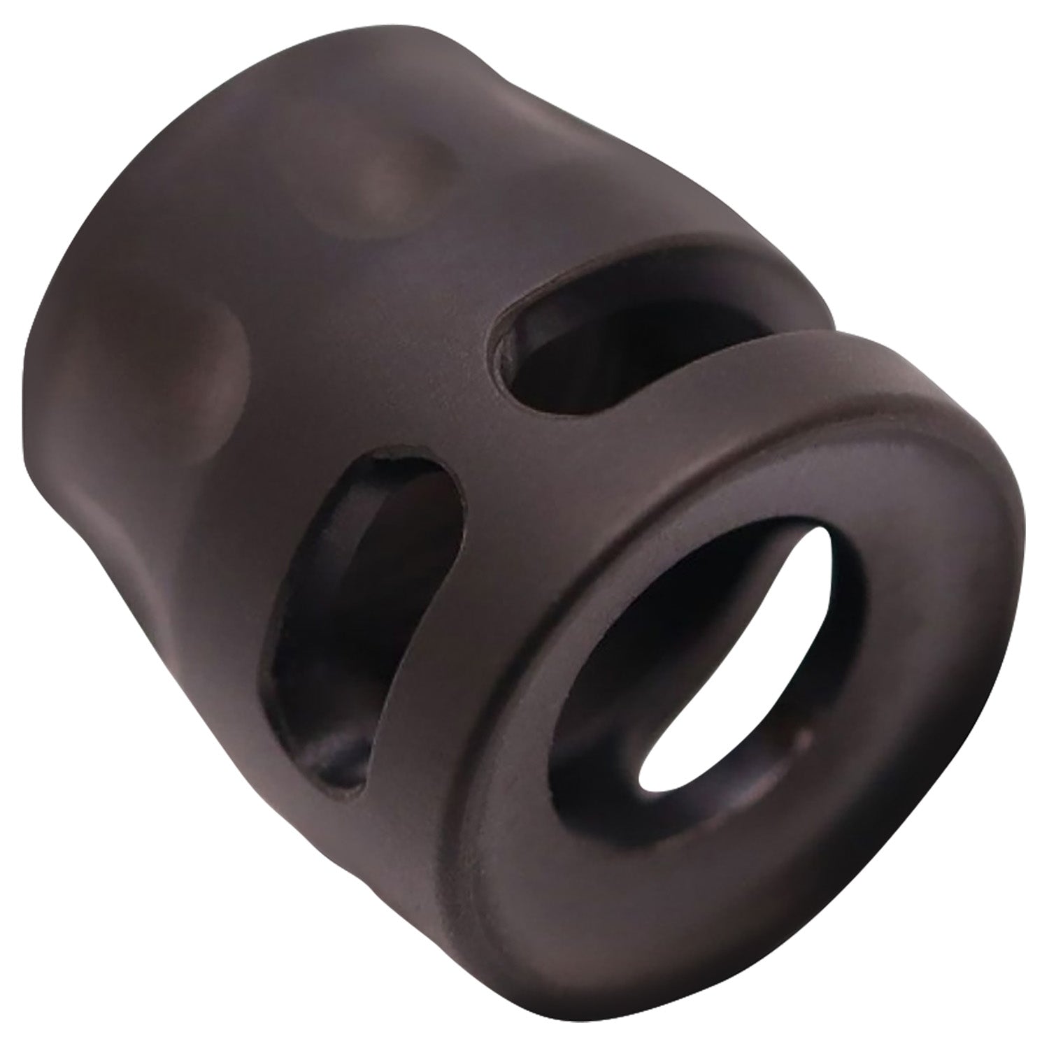 True Precision S-Type Micro Compensator DLC Black 1/2"x28 9mm 380 ACP Stainless
