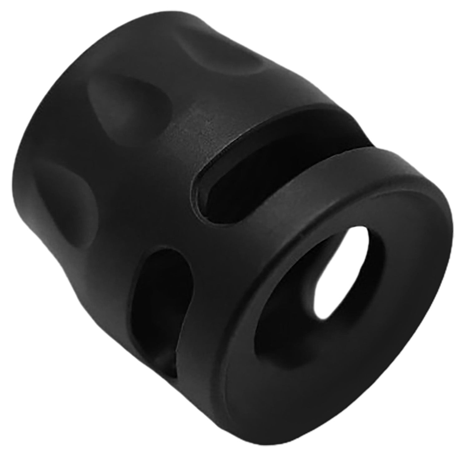 True Precision S-Type Micro Compensator Nitride Black 1/2"x28 9mm 380 ACP Stainless