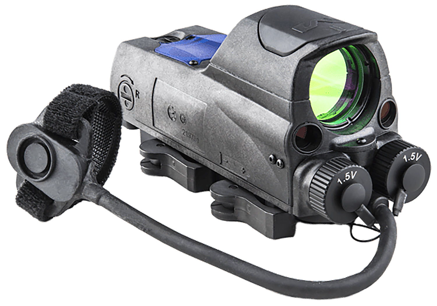 Meprolight MOR PRO 4.3 MOA Red Dot Reflex Sight with Integrated Red & IR Laser, Black