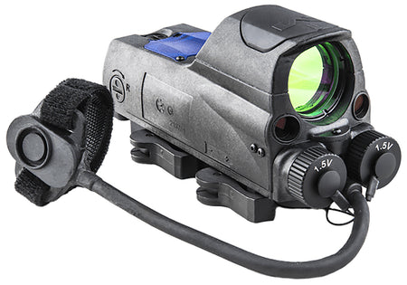 Meprolight MOR PRO 4.3 MOA Red Dot Reflex Sight with Integrated Red & IR Laser, Black