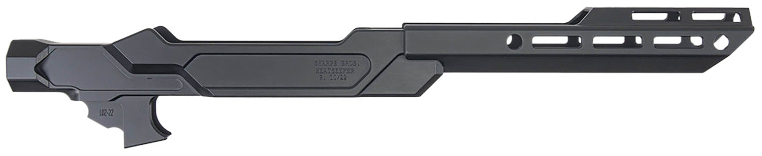 Sharps Bros Heatseeker Chassis SBC07 for Ruger 10/22 Black Cerakote Finish 9" M-LOK Handguard