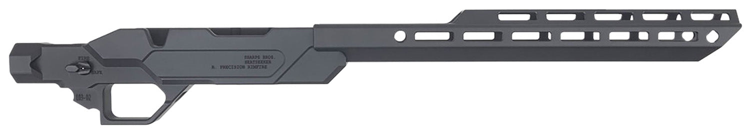 Sharps Bros Heatseeker SBC08 Bolt Action Chassis Ruger Precision Rimfire Black Cerakote w/Radian Safety