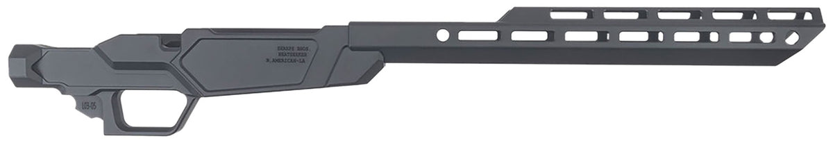 Sharps Bros Heatseeker SBC09 Long Action Chassis Ruger American Aluminum Black Cerakote 14" M-LOK Handguard
