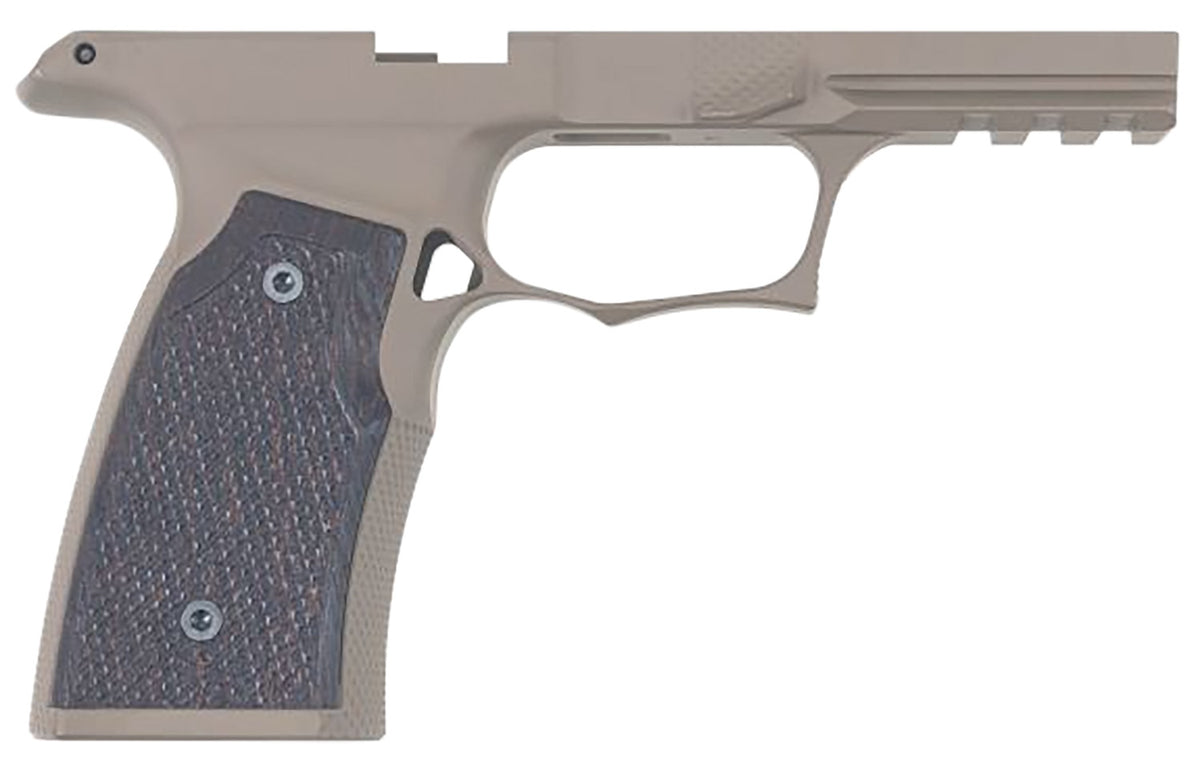 Sharps Bros FDE 7075-T6 Aluminum Replacement Grip Module Sig P365 XMACRO
