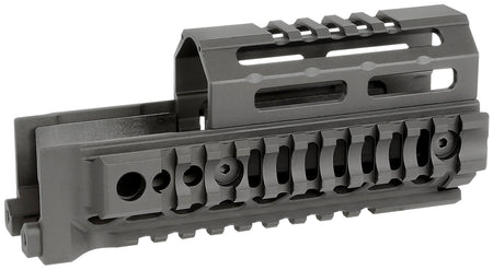 Midwest Industries AK Alpha Quick-Release Drop-In Handguard 6" Black 6061 Aluminum AK-47/AK-74