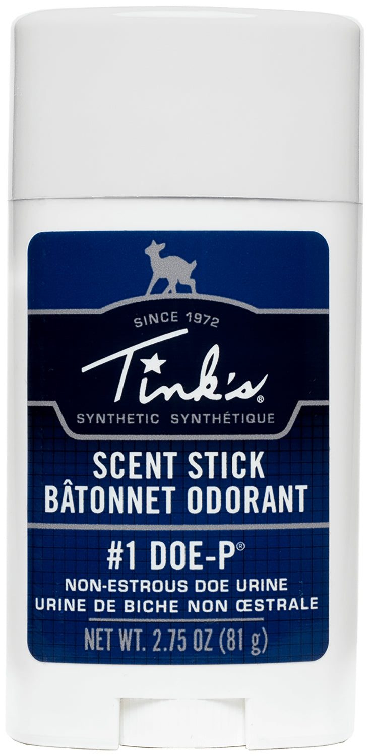 Tinks #1 Doe-P Synthetic Calming Scent Deer Stick 2.75 oz