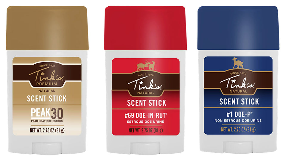 Tinks Deer Hunting Scent Stick 3-Pack 2.75 oz