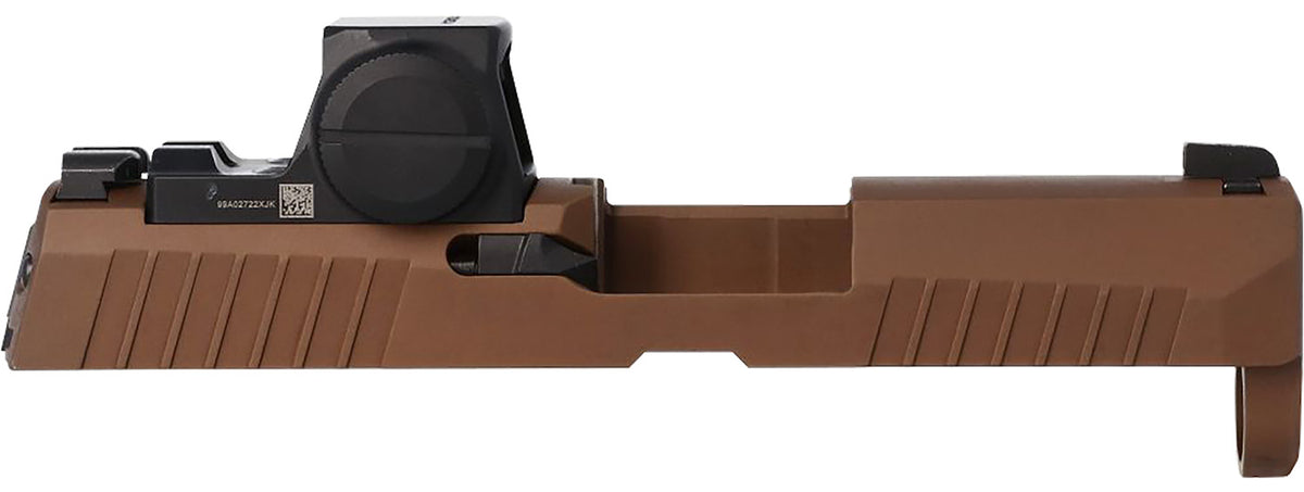 Sig Sauer P320 X-SERIES Compact Replacement Slide with ROMEO-X Pro 9mm Luger Coyote Brown Finish 3.6" Barrel Compatible