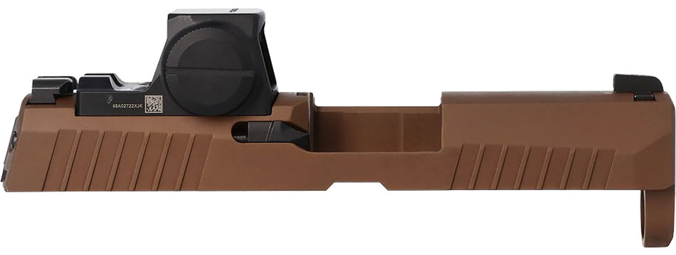 Sig Sauer P320 X-SERIES Compact Replacement Slide with ROMEO-X Pro 9mm Luger Coyote Brown Finish 3.6" Barrel Compatible
