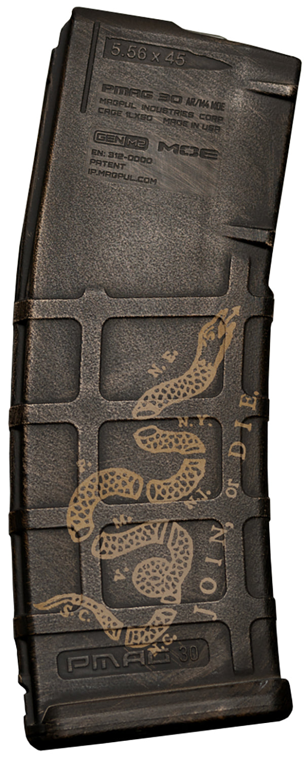 Weapon Works 228052 Join Or Die Polymer PMAG GEN M2 MOE 30 Round AR/M4 Magazine