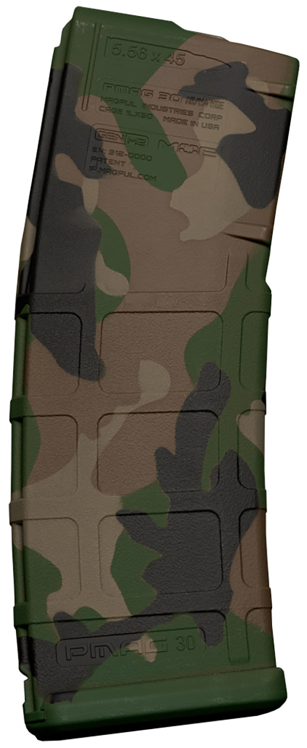 Weapon Works 228034 AR/M4 PMAG GEN M2 MOE 30-Round M81 Woodland Polymer Mag