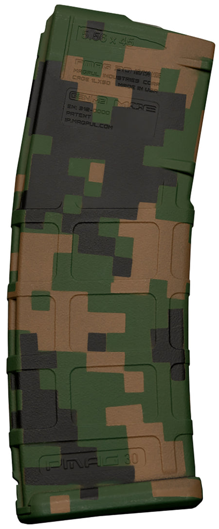 Weapon Works 228047 AR/M4 PMAG GEN M2 MOE 30-Round Marpat Woodland Polymer Mag