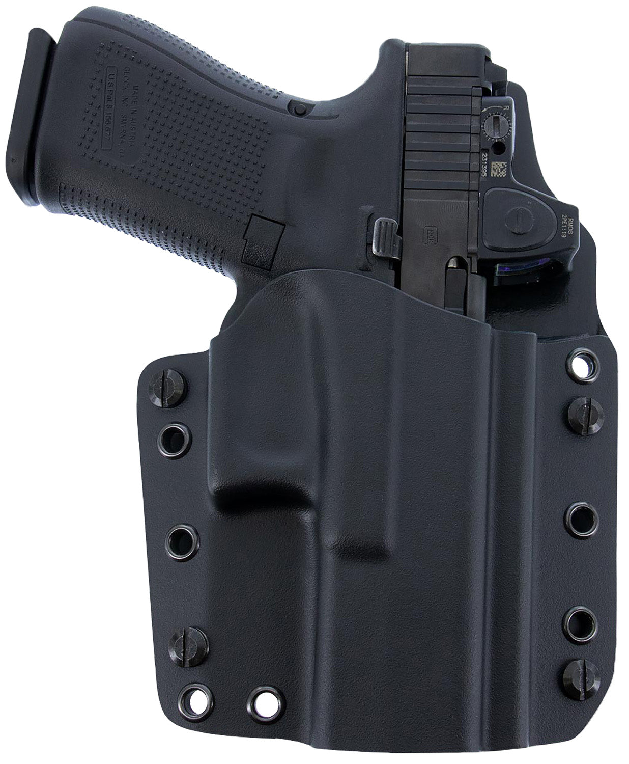Galco Corvus OWB to IWB Convertible Black Kydex Holster for Springfield Echelon Right Hand