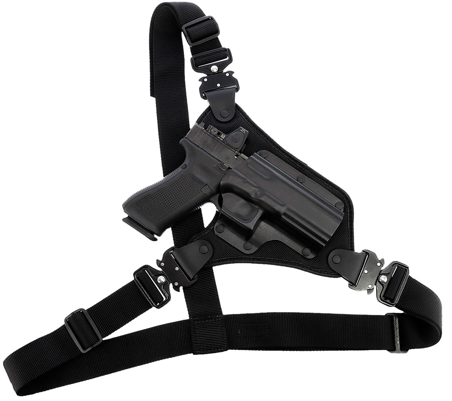 Galco High Ready Outdoor Chest Holster Black Fits Ruger Alaskan Up To 58" Chest