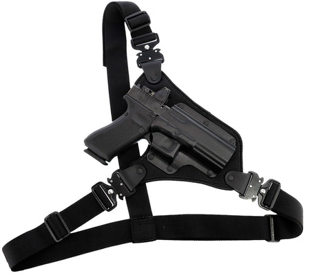 Galco High Ready Outdoor Chest Holster Black Fits Ruger Alaskan Up To 58" Chest