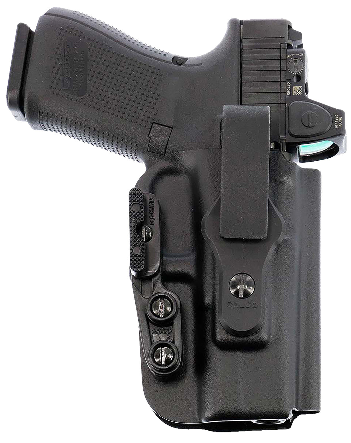 Galco TR3834RB Triton 3.0 Tuckable IWB Black Holster for Glock 48 MOS