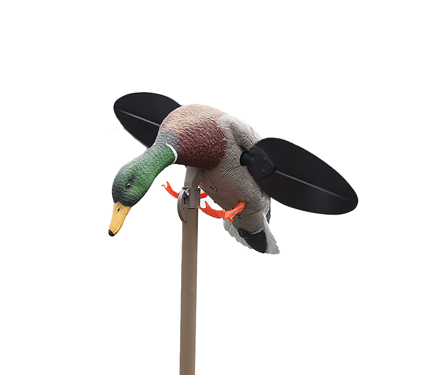 Mojo Outdoors Mallard Lite Spinning Wing Duck Decoy, Aluminum Wings, Multi-Color, HW2547