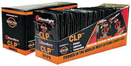 KleenBore BreakFree CLP Pre-Saturated Gun Cleaning Wipes 50ct