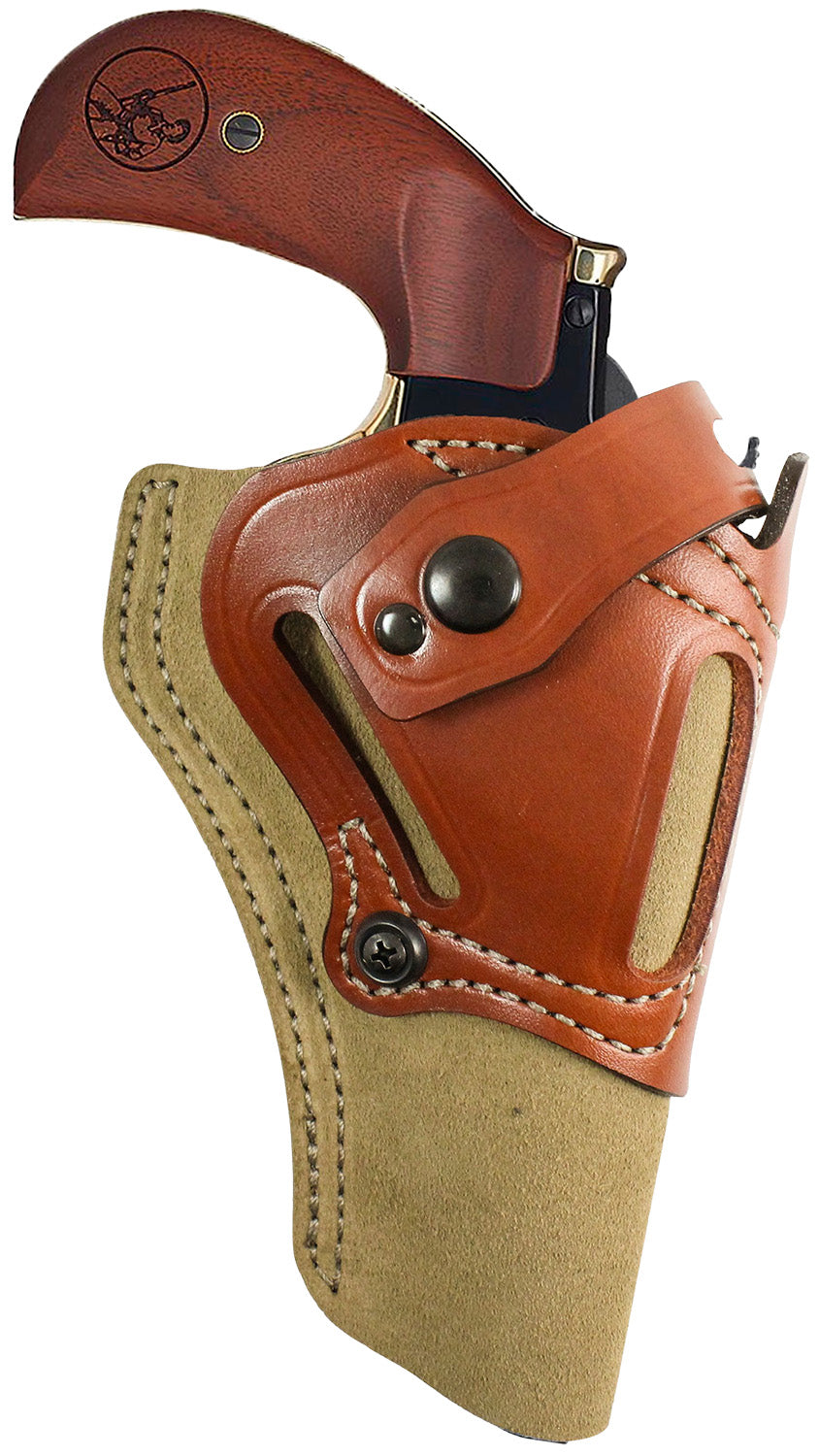 DeSantis Wild Hog Natural Top Grain Leather OWB Holster Henry Big Boy Ambidextrous