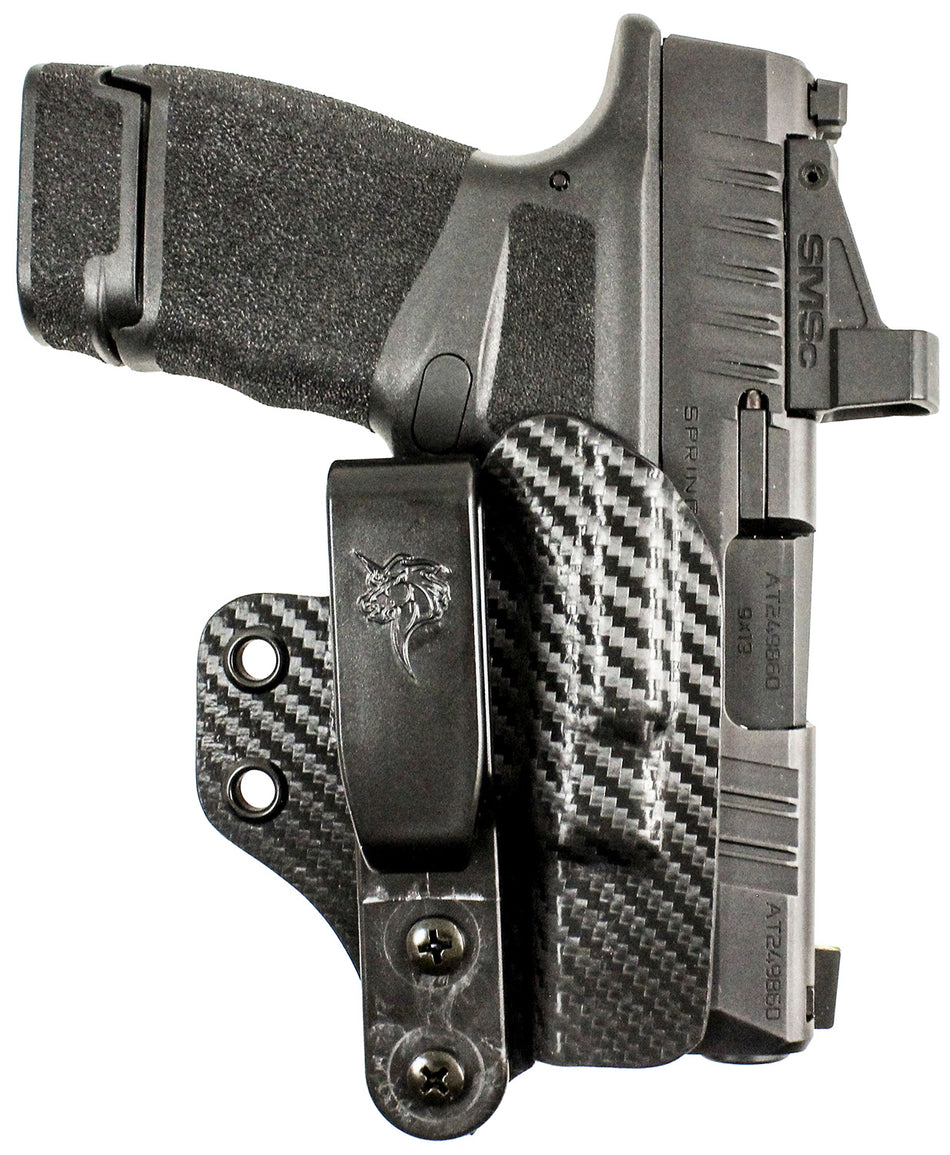 DeSantis Lifeguard Black Kydex Tuckable IWB Holster Springfield Hellcat Concealment