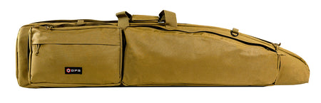 GPS Bags GPSDBRC50TAN 50-Inch Tan Double Bolt Rifle Case for 2 Scoped Rifles with MOLLE Panels