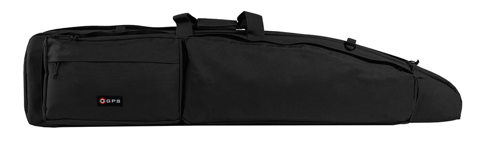 GPS Bags GPSDBRC42BLK 42-Inch Black Double Bolt Rifle Case for 2 Scoped Rifles with MOLLE Panels