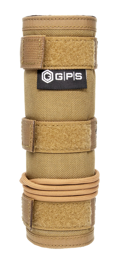 GPS GPST80075T Suppressor Cover 7.50" Long Tan 1000D Nylon Tactical with Tether Line
