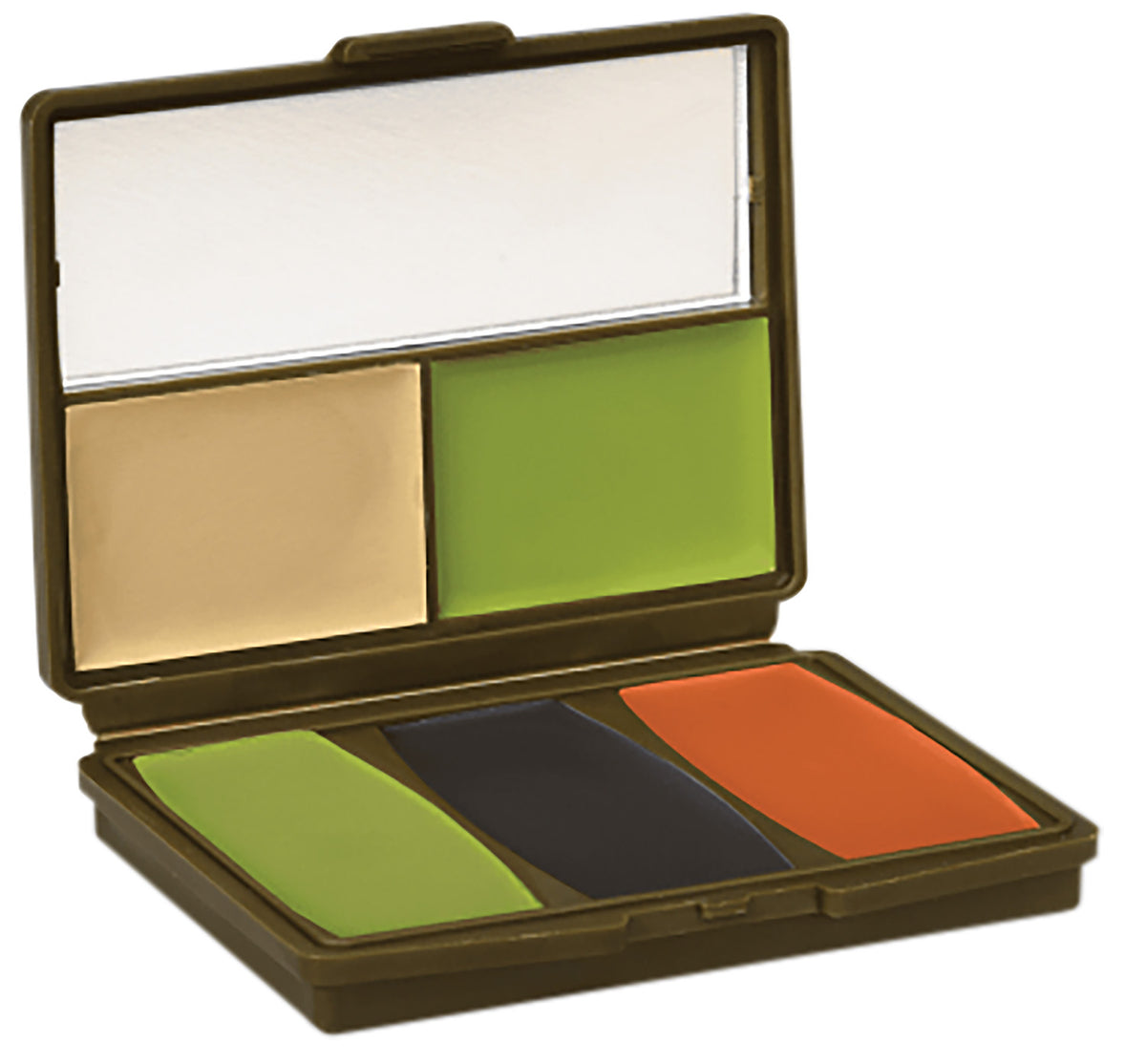 Hunters Specialties HS00278 Five Color Military Camo Makeup Kit Green Brown Black Sand