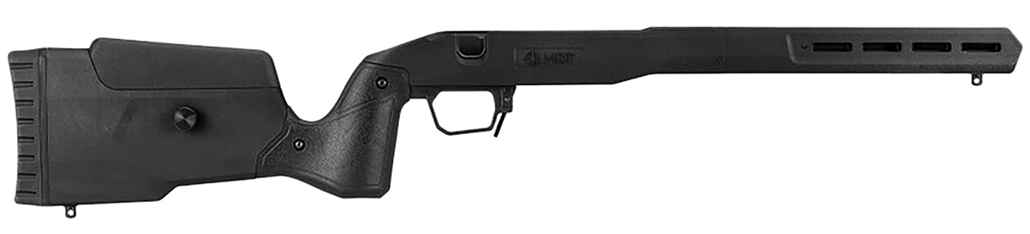 MDT Black 6061 Aluminum Field Stock with Adjustable Buttstock for Short Action Howa 1500 Rifles