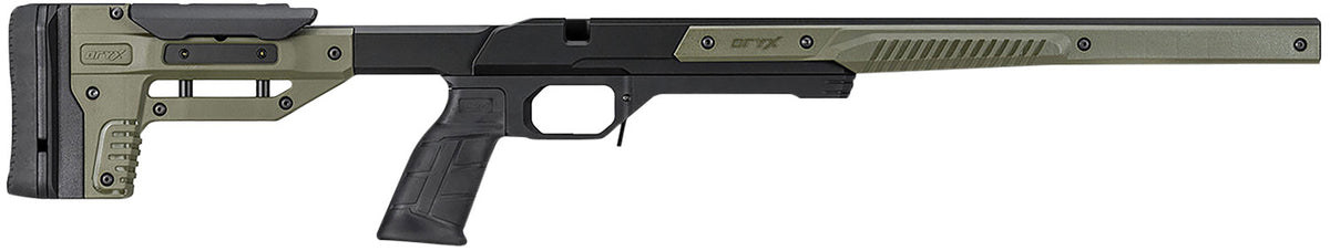MDT Oryx Sportsman OD Green Adjustable Buttstock Chassis for Short Action Remington 700 Rifles