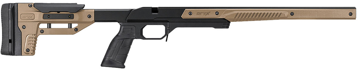 MDT Oryx Sportsman Flat Dark Earth Adjustable Aluminum Chassis for Short Action Savage Rifles