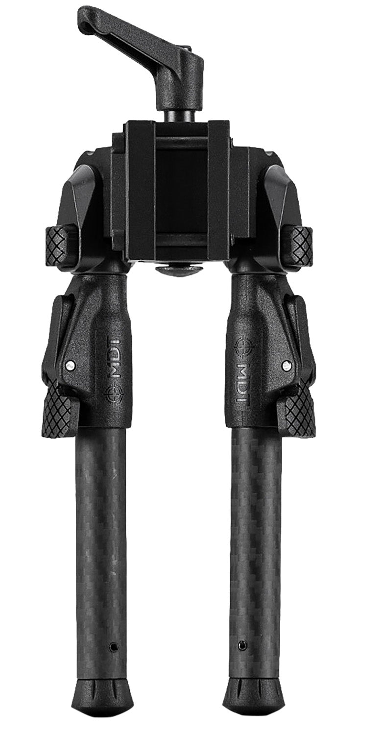 MDT GRND-POD Black Aluminum Picatinny Bipod with Spiked Feet, 4.5"-9.0" Adjustment