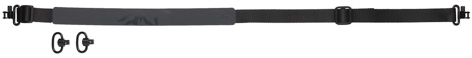 Browning Warden Black Nylon Rubber Padded Sling Rifle/Shotgun QD and Standard Swivels
