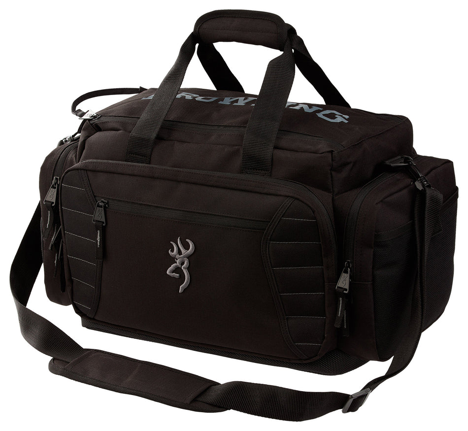 Browning Range Bag Black Polyester 4 Exterior Pockets 9"