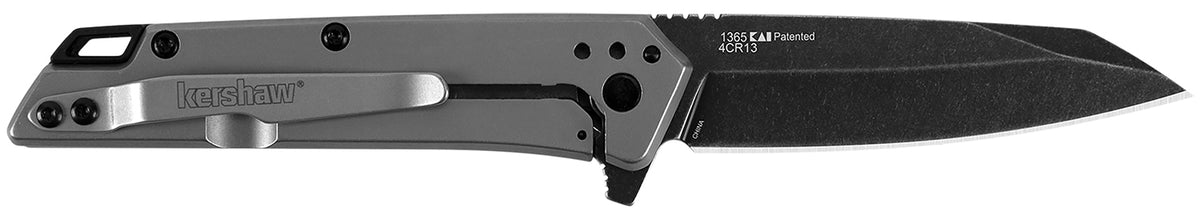 Kershaw 1365X Misdirect Starter Series Pocket Knife 2.90" Reverse Tanto 4Cr14 Blade, Stainless Handle