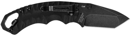 Kershaw 8750TBLKBWX Shuffle II Pocket Folder 2.60" Tanto Black Oxide SS Blade, Black Glass-Filled Nylon Handle