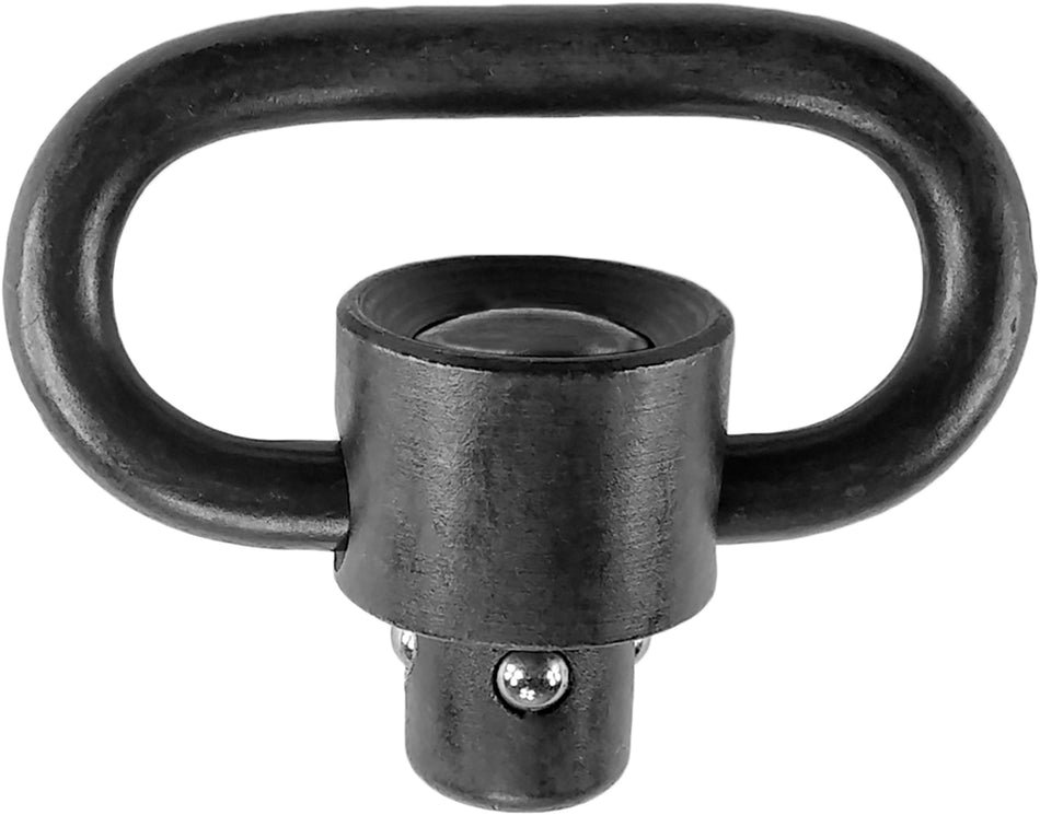 GrovTec Recessed Heavy Duty Push Button QD Swivel Set – Black, Pull Tested to 450 lbs