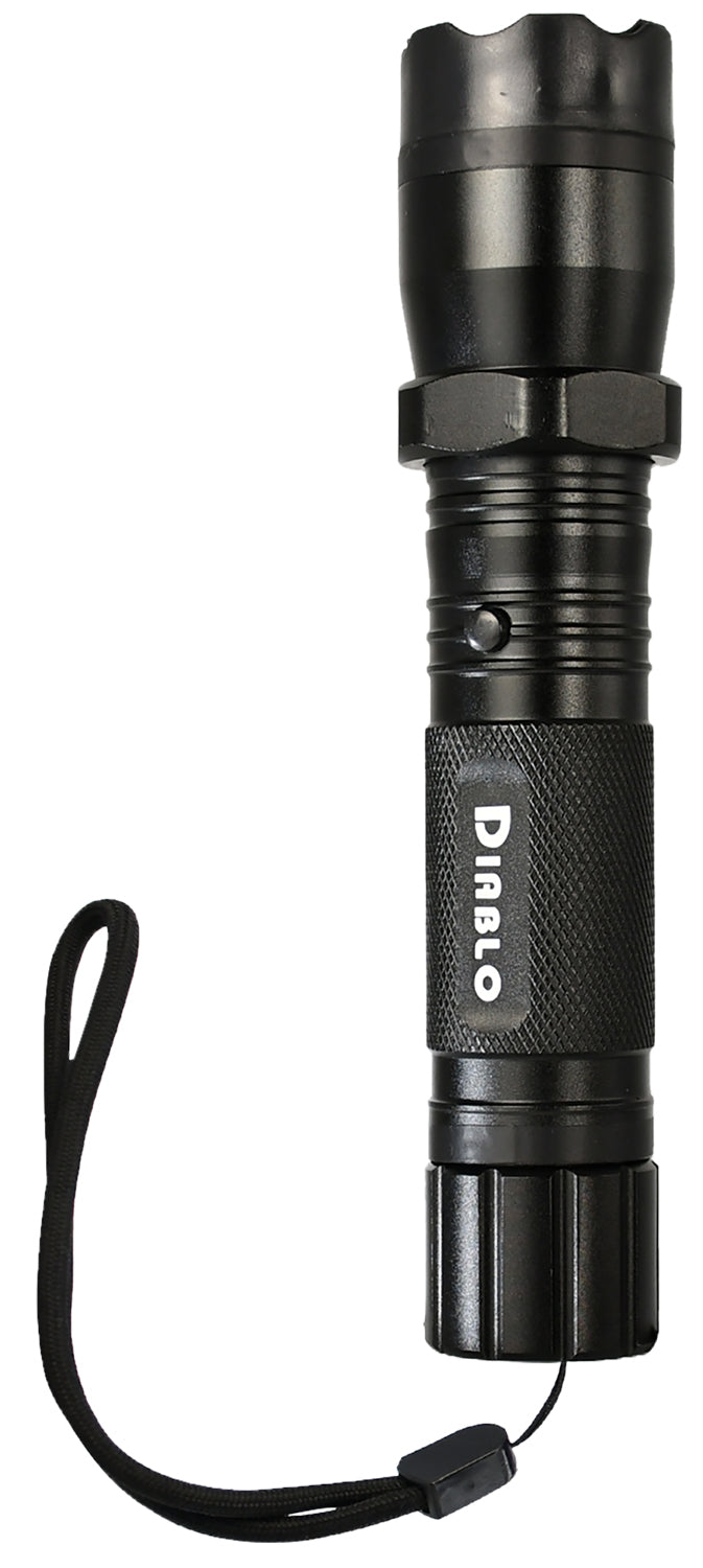 Guard Dog Security TLSGGDD Diablo Concealed Stun Gun Tactical Flashlight Black Aluminum