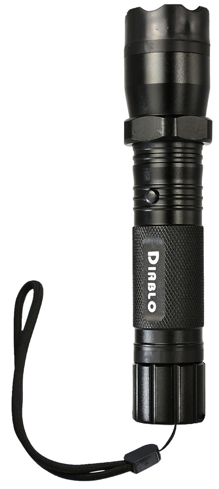 Guard Dog Security TLSGGDD Diablo Concealed Stun Gun Tactical Flashlight Black Aluminum