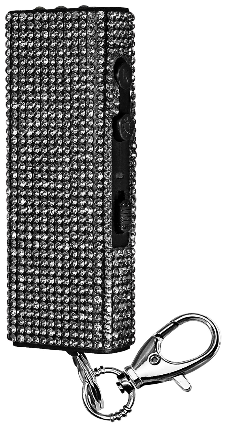 Guard Dog Security SGGDBOBK Bring-It-On Compact Stun Gun Black with Keychain and LED Light