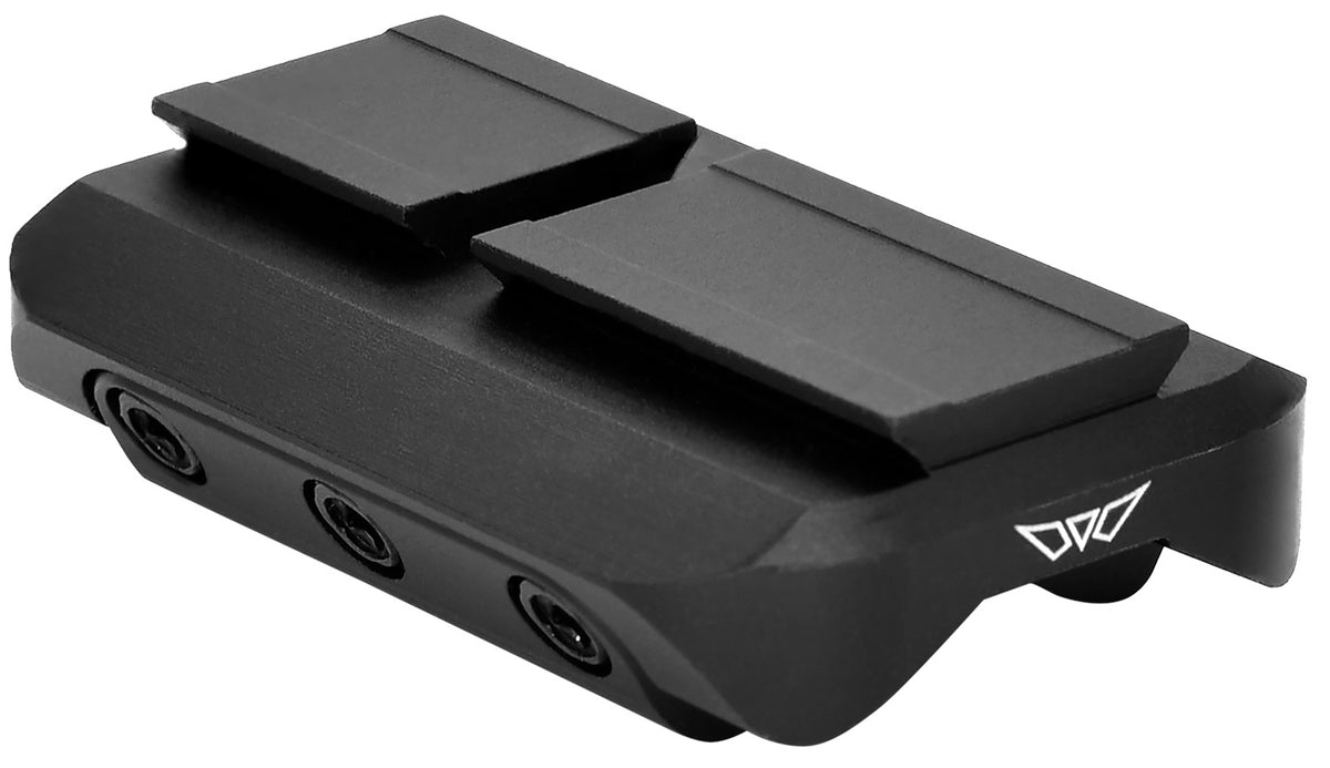 Warne 6112M Red Dot Shotgun Rib Mount Black Aluminum Mini RDS ACRO Interface Compatible
