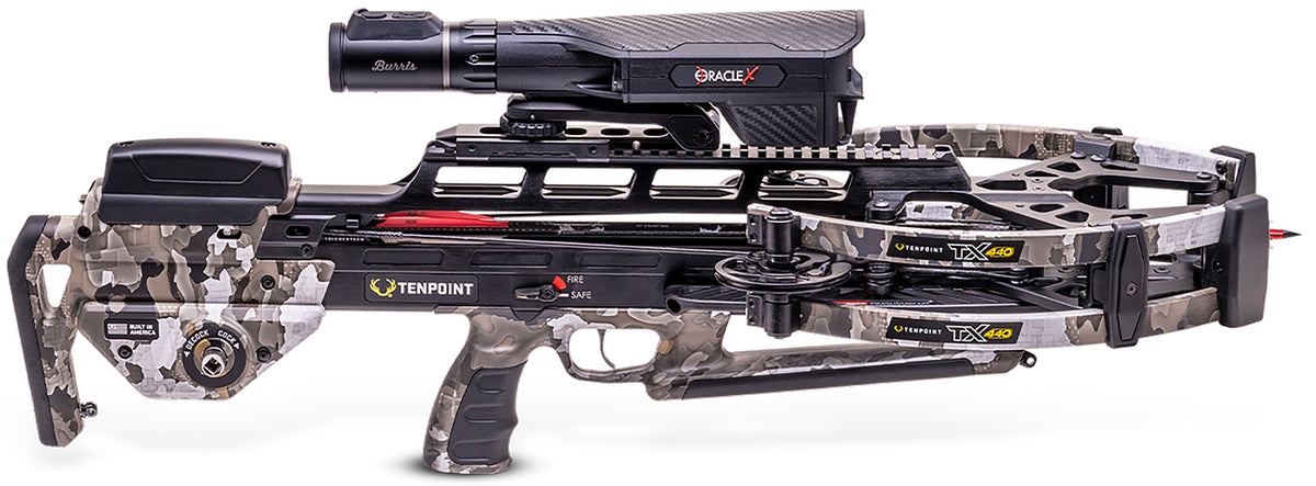 TenPoint TX440 Crossbow Package ACUslide Maxx Burris Oracle Scope Vektra Camo